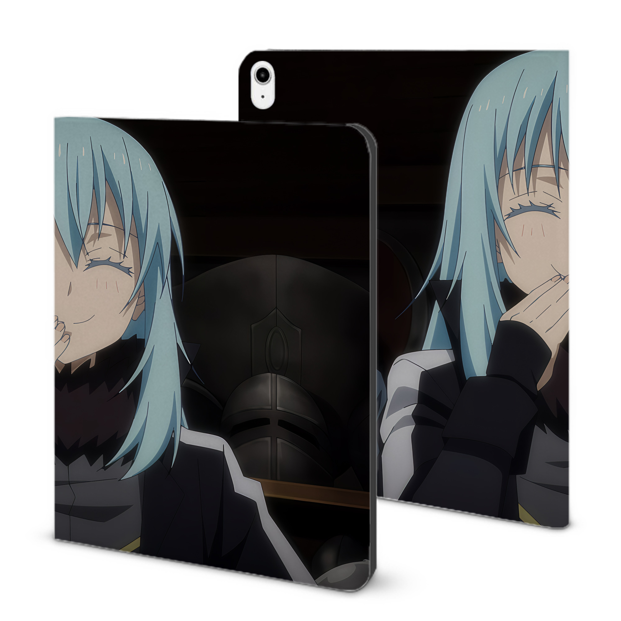 （画像用） 転スラ Regarding Reincarnated to Slime IPadケース ペンホルダー付き ブックスタイルデザイン